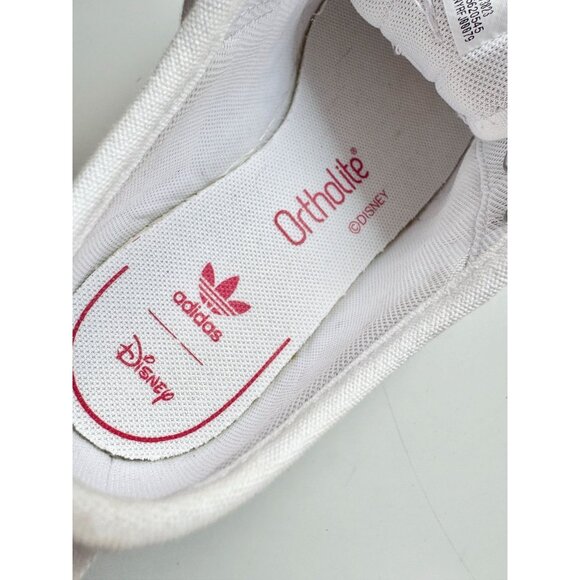 Kids' ADIDAS x DISNEY Nizza Goofy White Canvas Low Top Sneakers, Size 13 - Picture 14 of 16